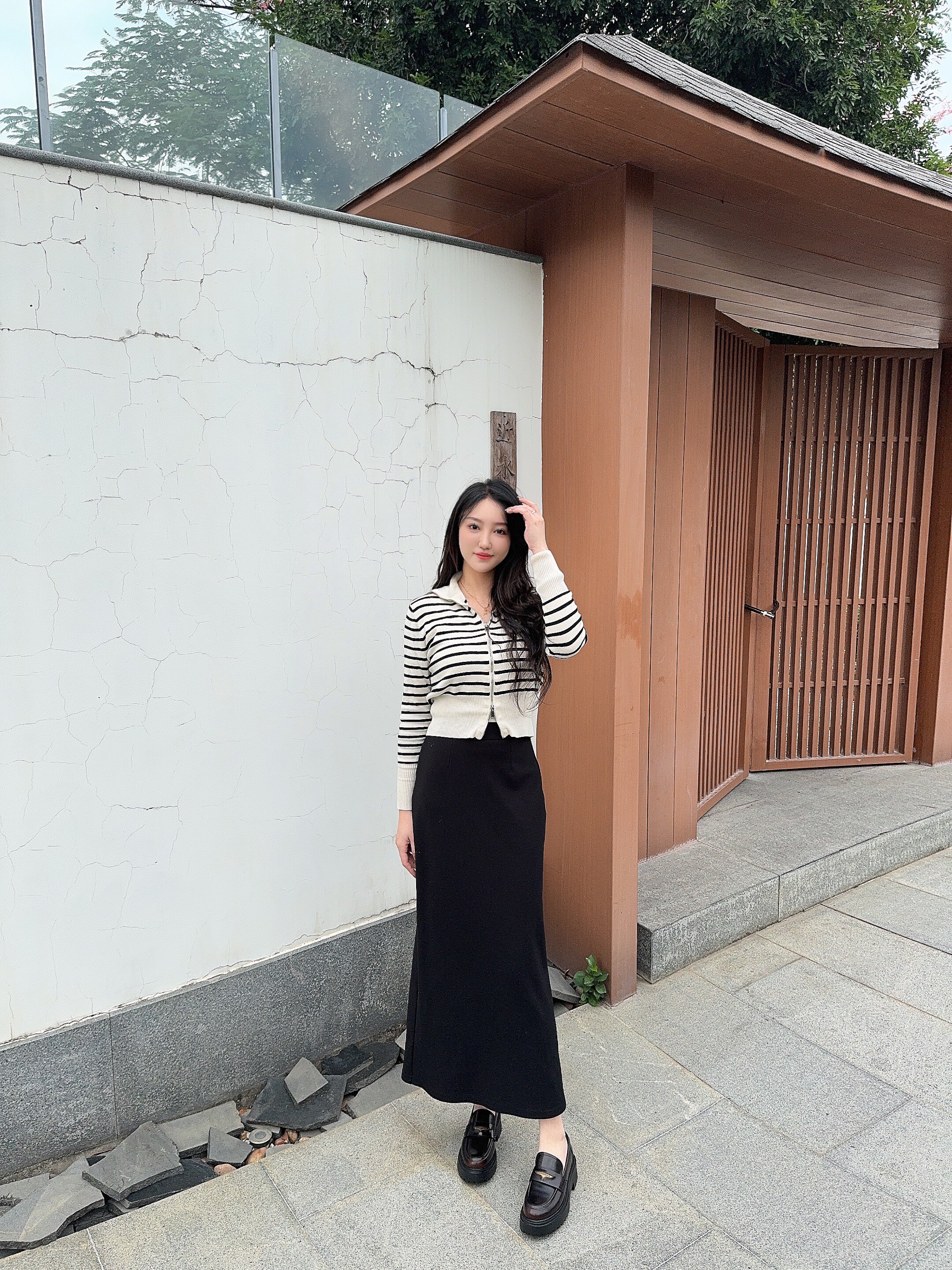 田曦薇同款百丽海鸥乐福鞋2.0 厚底增高设计拉长比例 真皮材质柔软亲肤