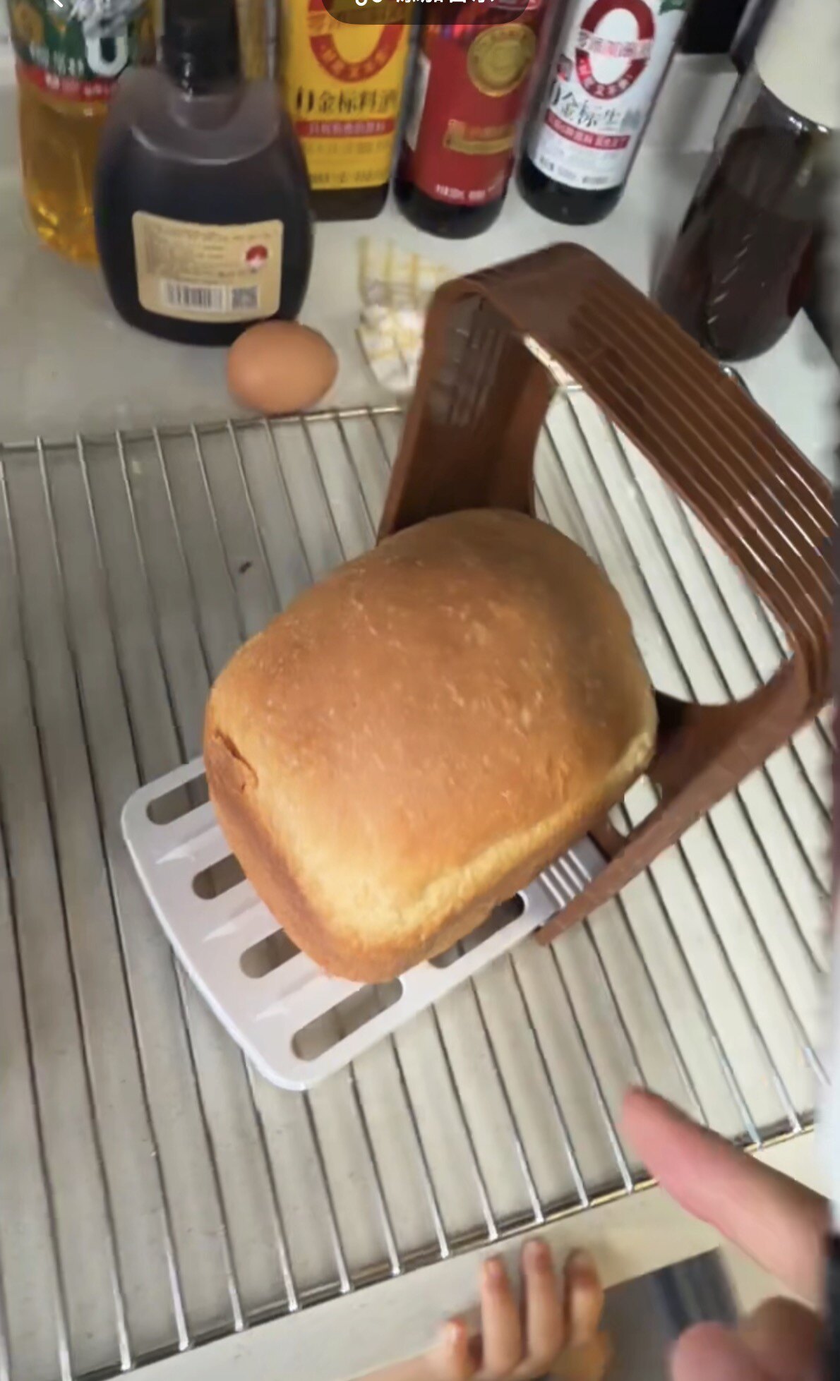 日本NIHESHI面包切片器吐司切片器切割架切面包机DIY烘焙用品