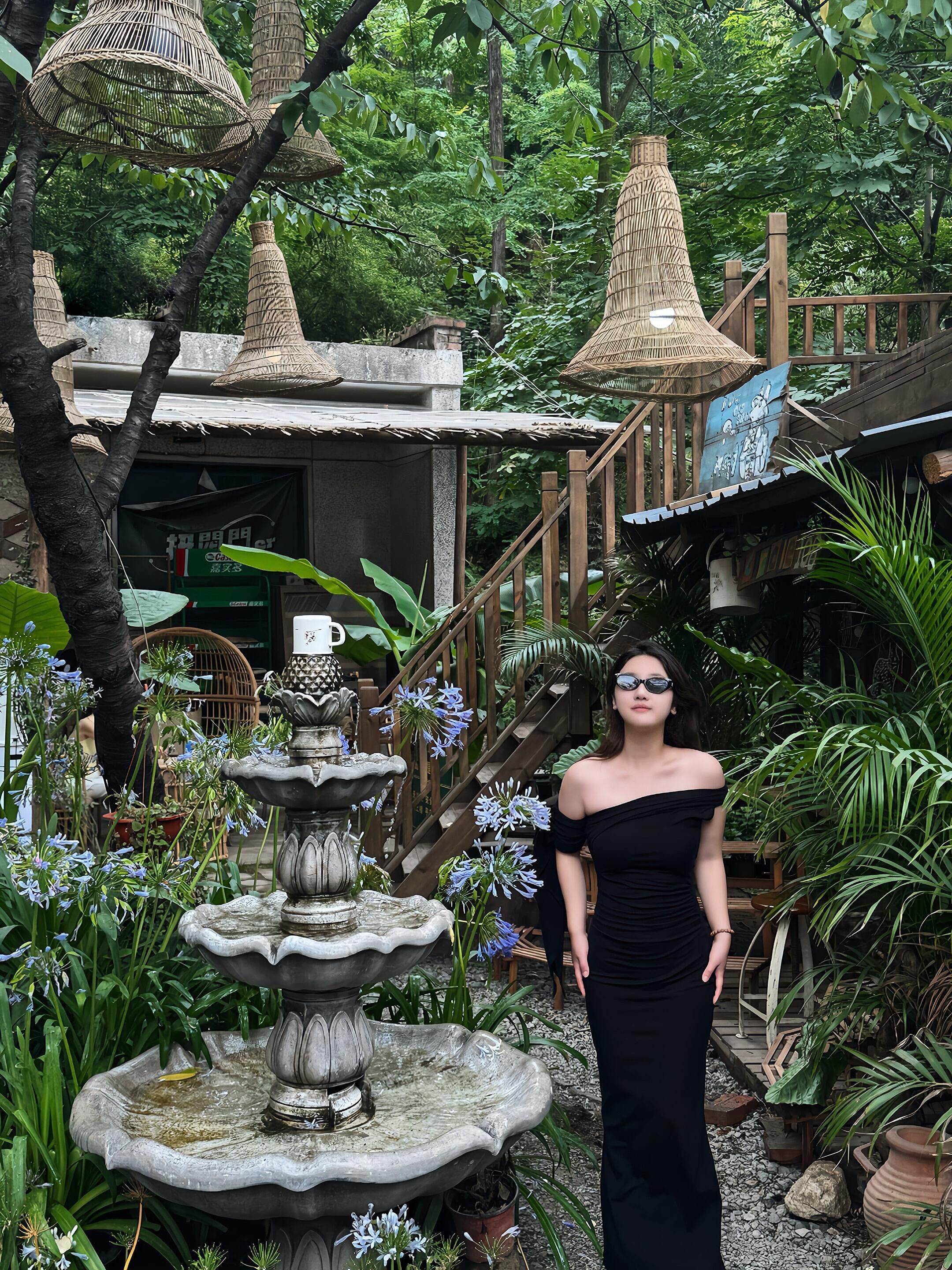 GRACE欧美小店kylie同款晚礼长裙 不对称斜肩飘带设计 露肩御姐风性感迷人