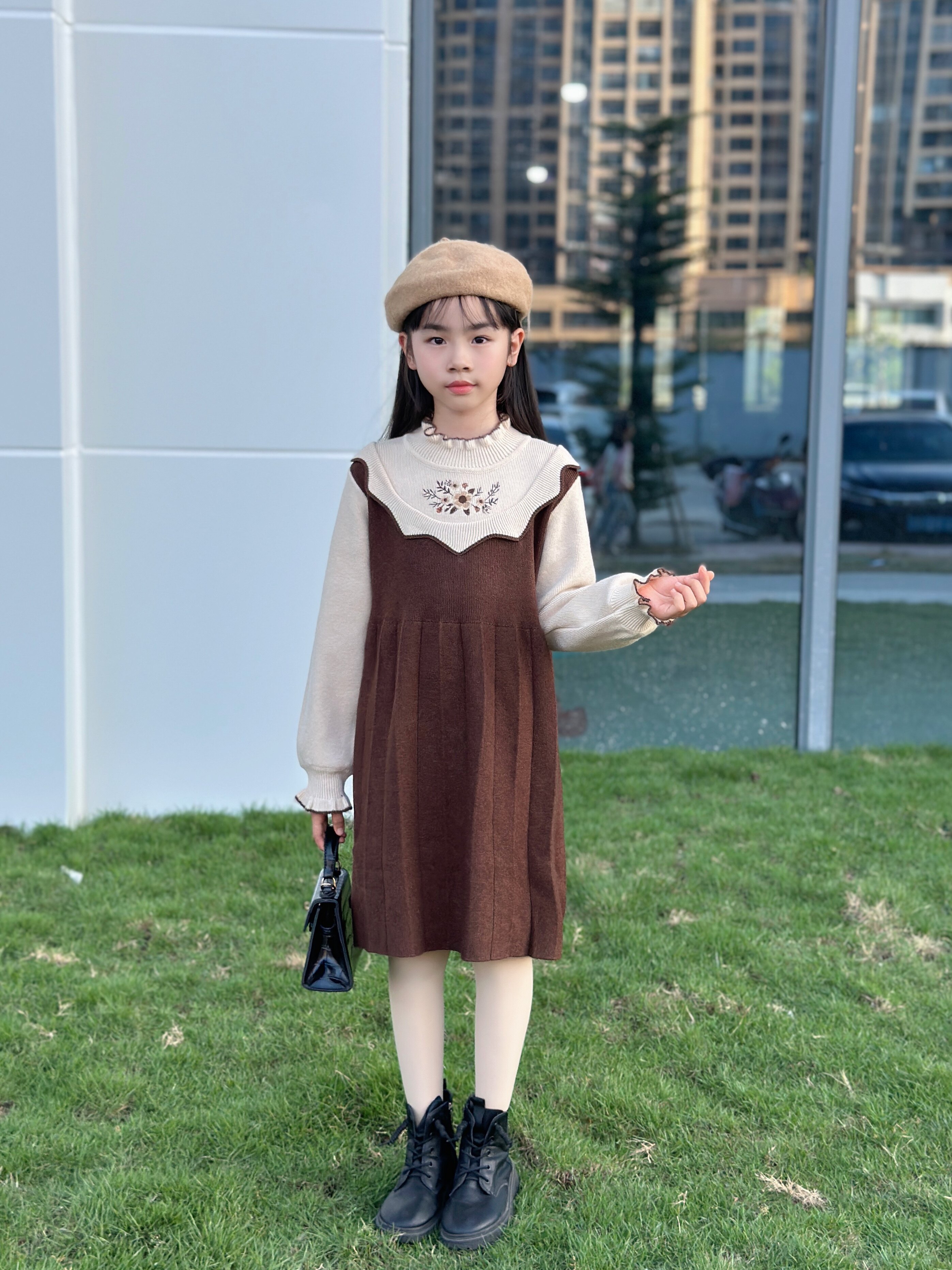 Customer photo for Coffee Brown, 140cm