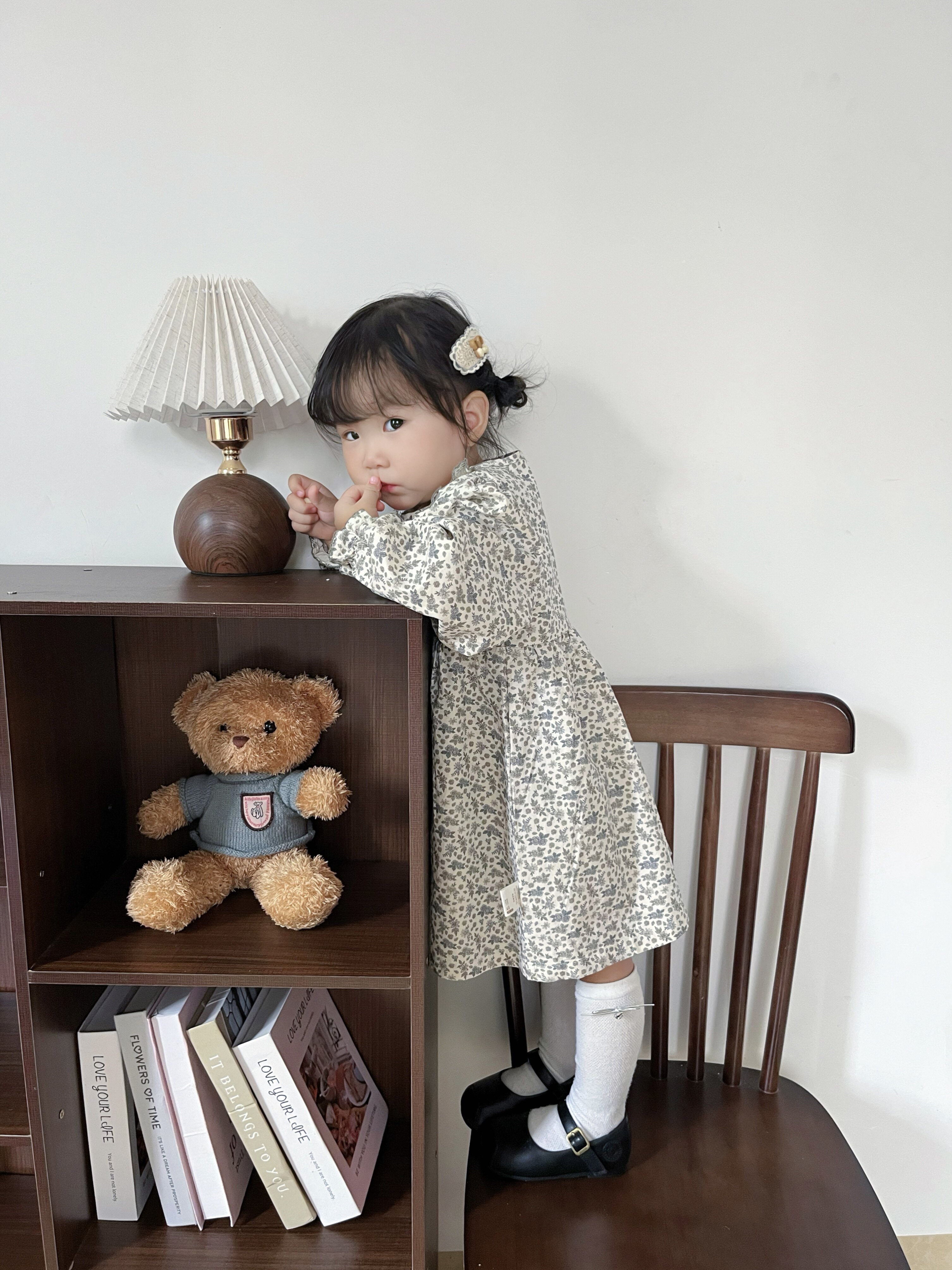 Customer photo for Apricot/Bohemian flowers; 100cm