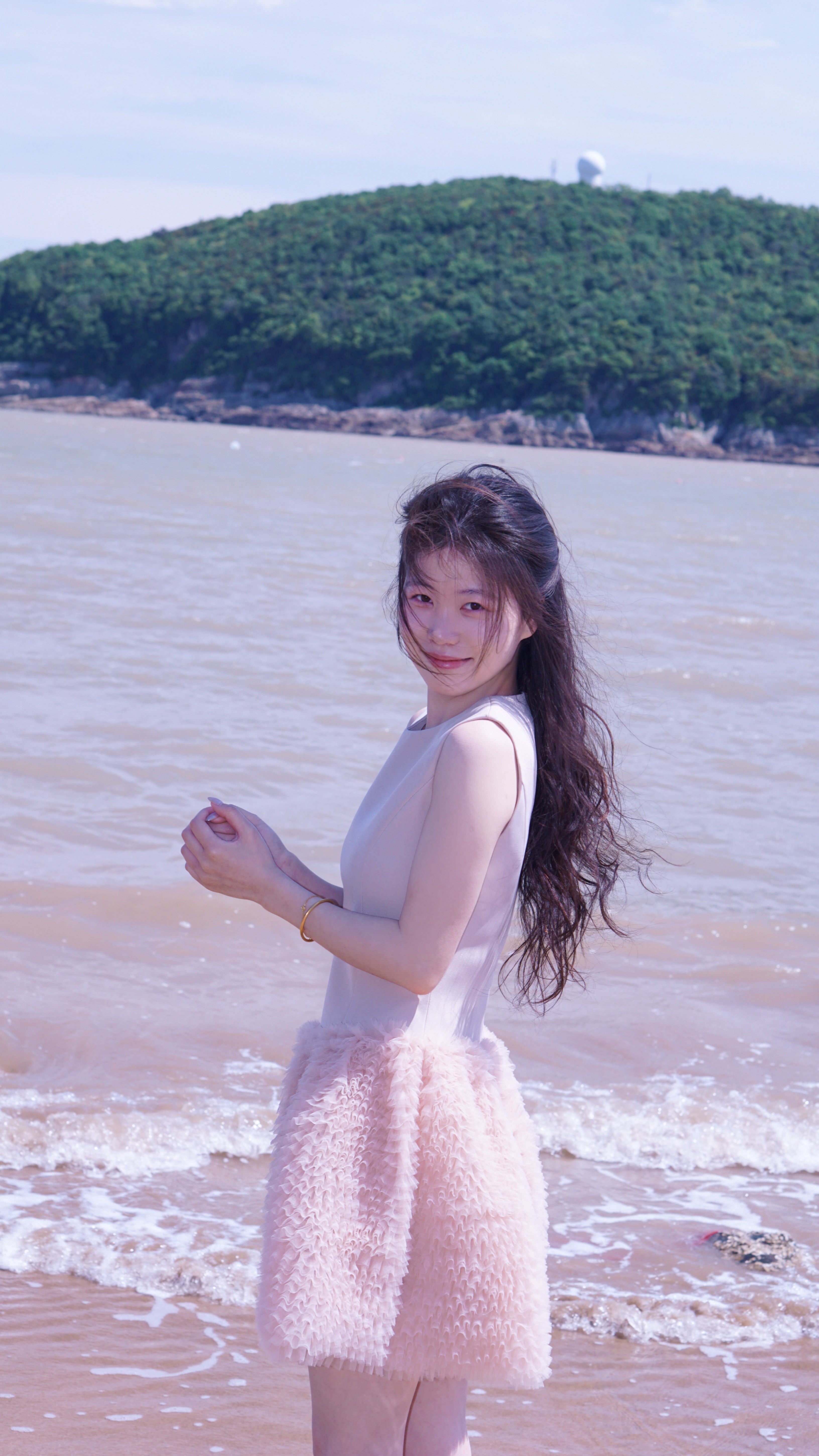 avenement气质网纱蛋糕裙 蓝色蓬蓬短裙设计 生日礼服或日常出街都吸睛