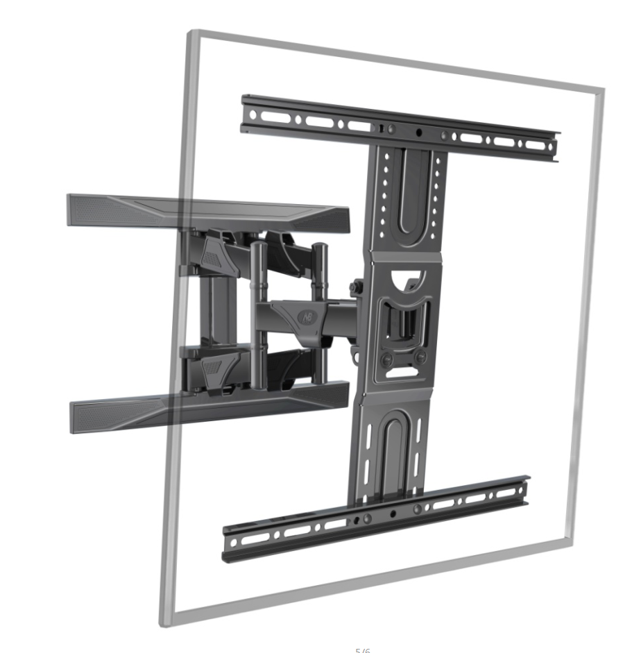 NB757 telescopic rotating LCD hanger wall 55 65 inch Huawei Sony Samsung Xiaomi universal TV bracket