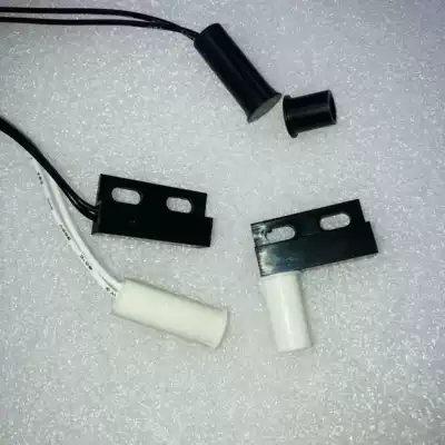 Door magnetic signal switch normally open normally closed signal door magnetic switch black door magnetic dry yellow tube magnetic switch