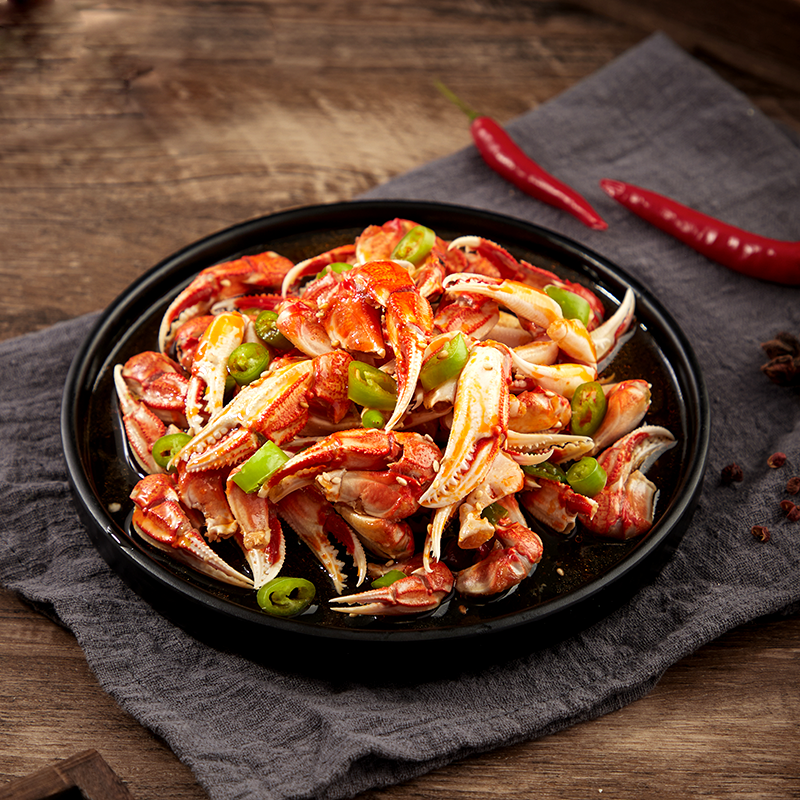 Small fruit spicy seafood juice crab clamp ready - to - eat canned seafood Yantai Bohai Bay specialty production