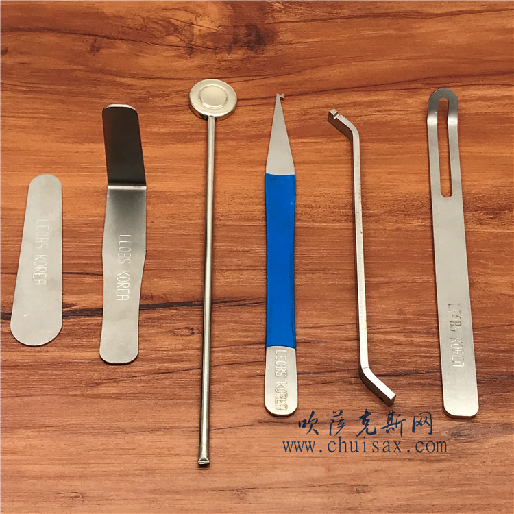 Saxophone repair tool repair utensils flat leather cushion adjustment key cover adjustment needle spring clarinet black pipe flute