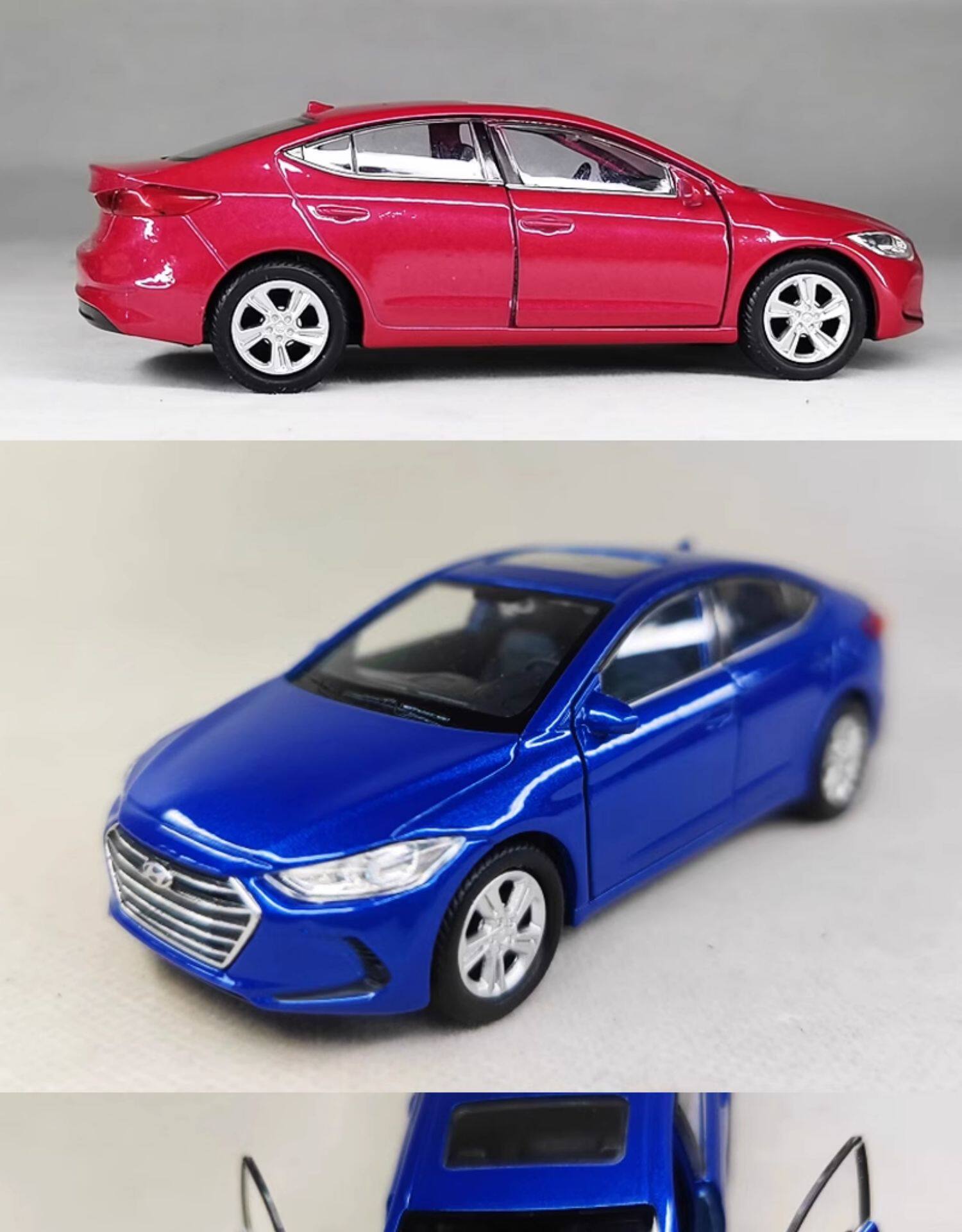 Модель машины 1 36北京现代胜达途胜领动酷派伊兰特瑞纳ix35模型饰品汽车摆件 WELLY
