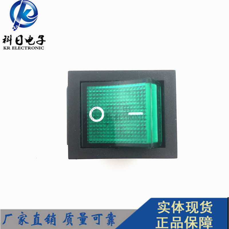 KCD4-201N rocker switch 15A 250V red with lamp wane power switch 4 feet 2 gear