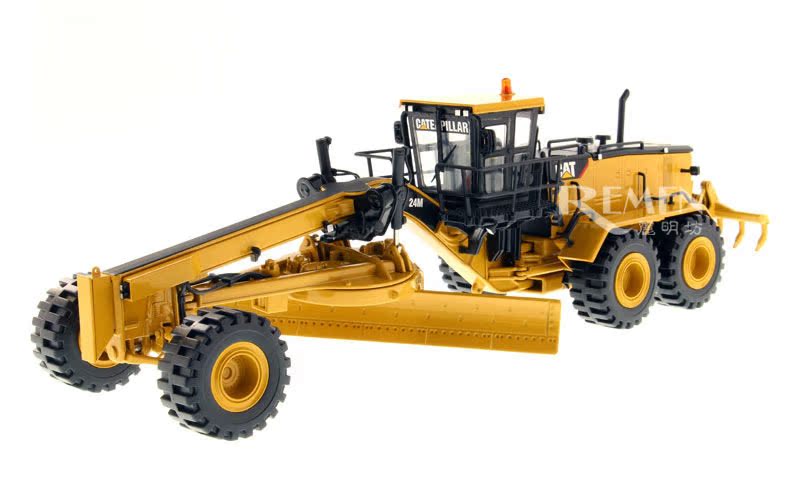 DM CAT 24M Motor Grader Carter self-propelled flat machine engineering car model 1:50 85264C