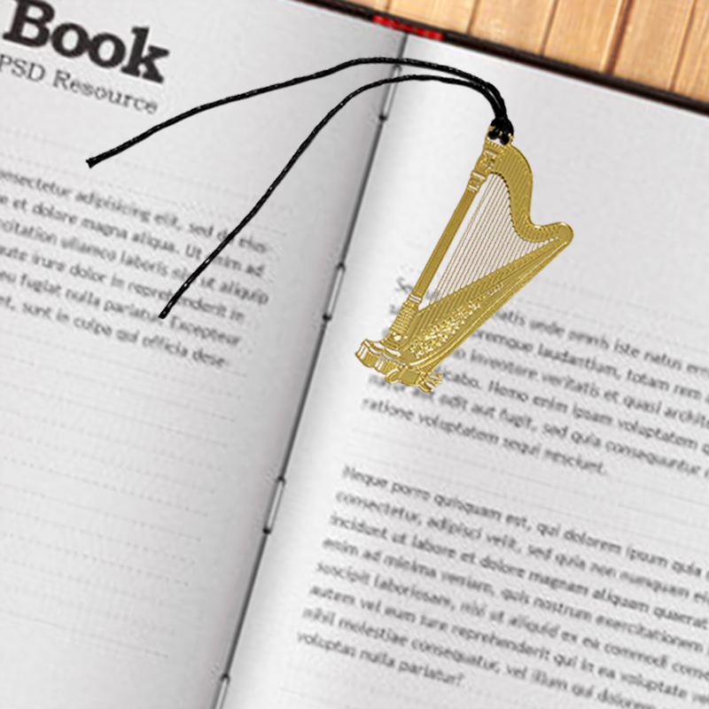 Gift of a bespoke fine metal bookmark