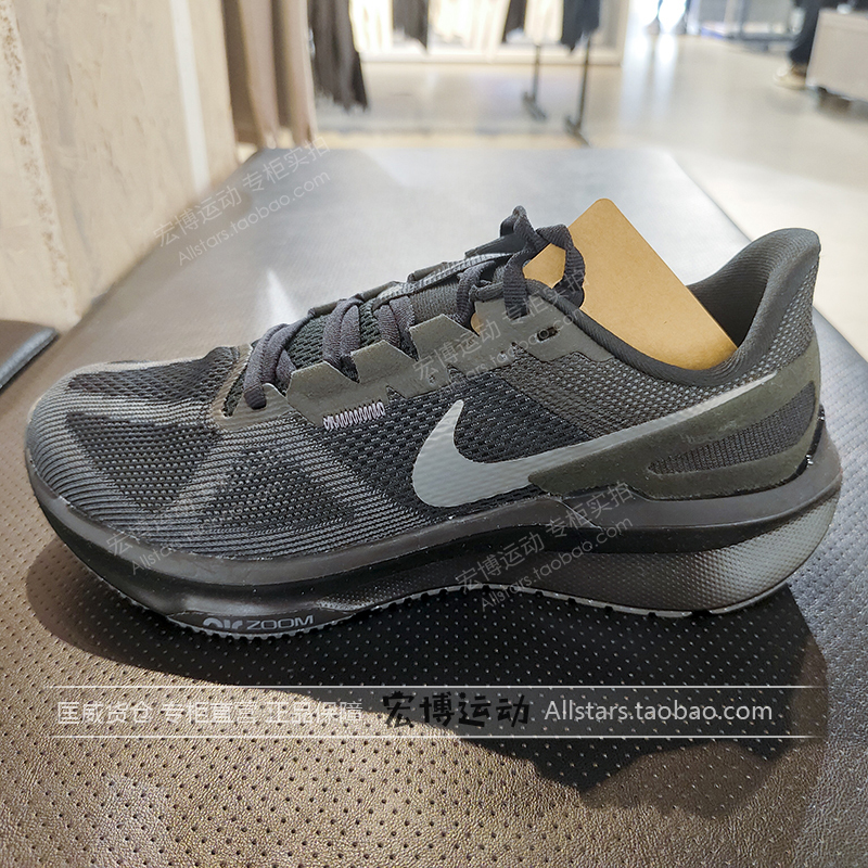 Nike Nike Men's Shoes 25 New Model Air Zoom Black Warrior Cushioning Breathable Sports Running Shoes Dj7883-006