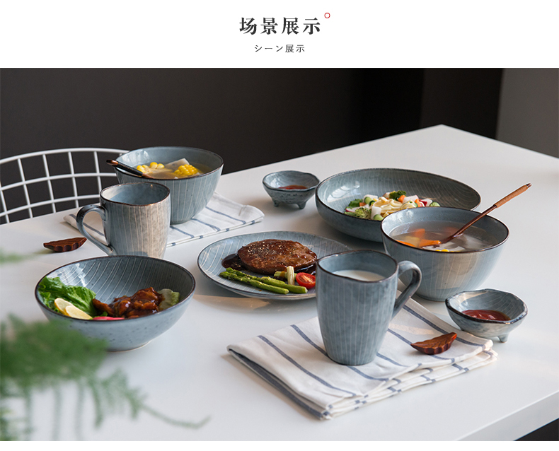 Japanese tableware portfolio ceramic bowl of the big bowl rainbow such to use individual students mercifully noodles rainbow such as bowl with a large bowl