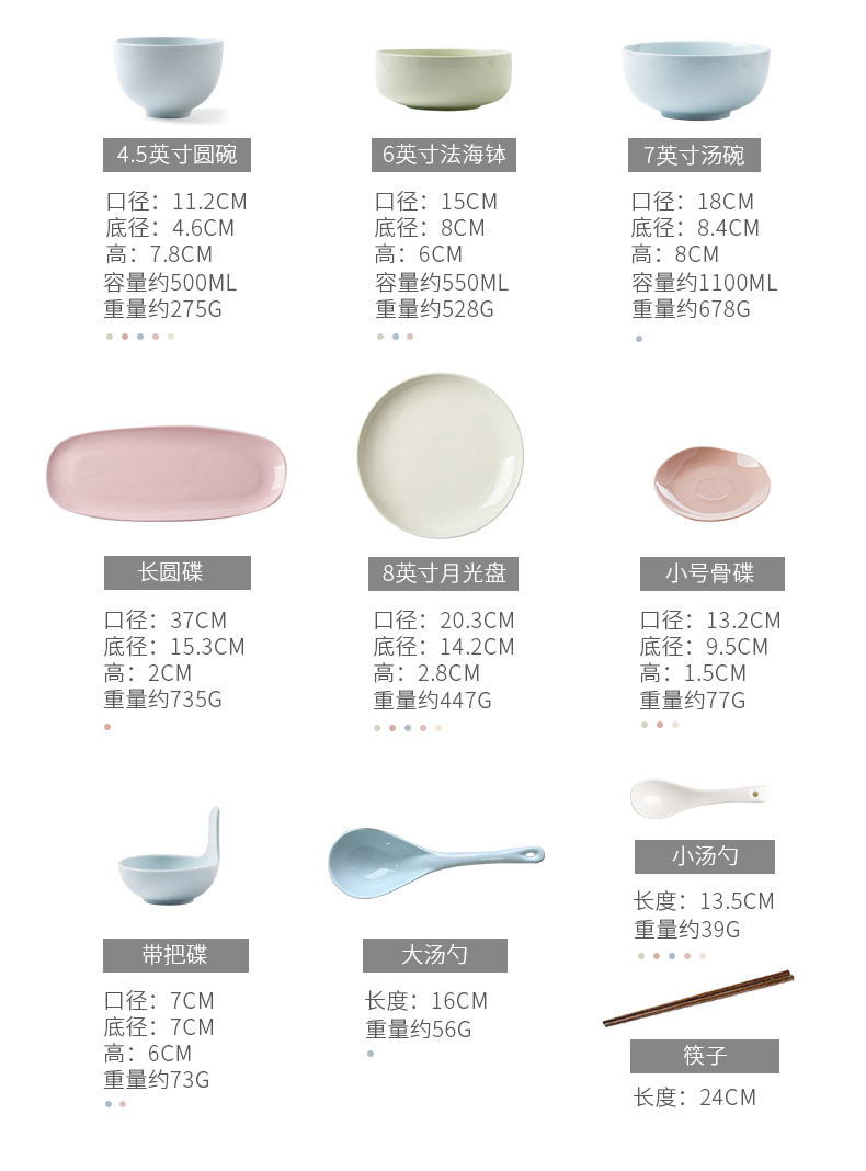 Porcelain soul marca dragon tableware dishes suit home dishes dishes contracted small pure and fresh and lovely bowl chopsticks combination box