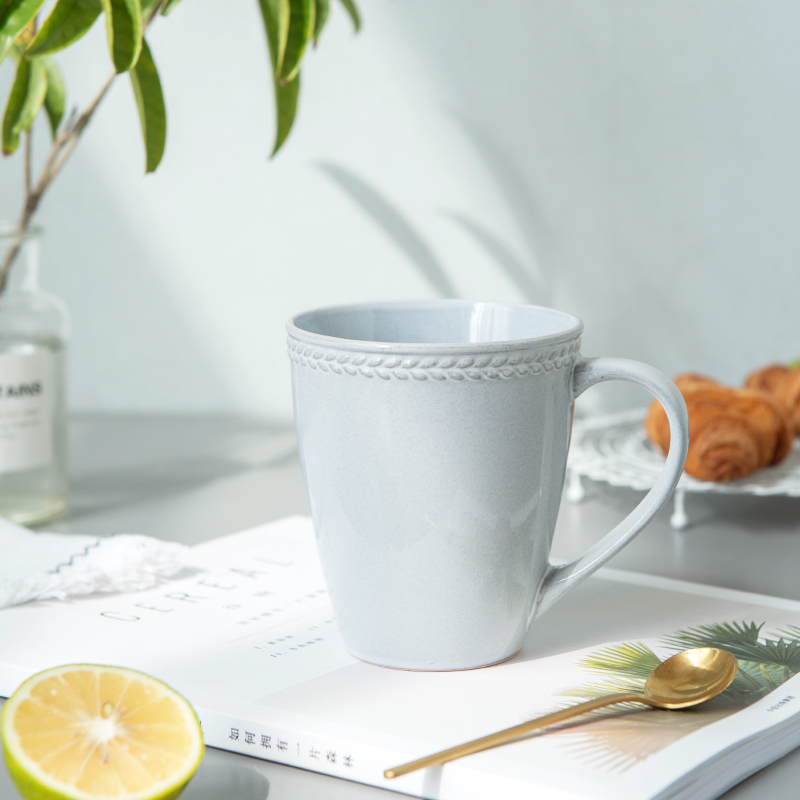 Porcelain soul creative contracted Japanese mark cup ultimately responds cup milk cup couples good - & glass cup