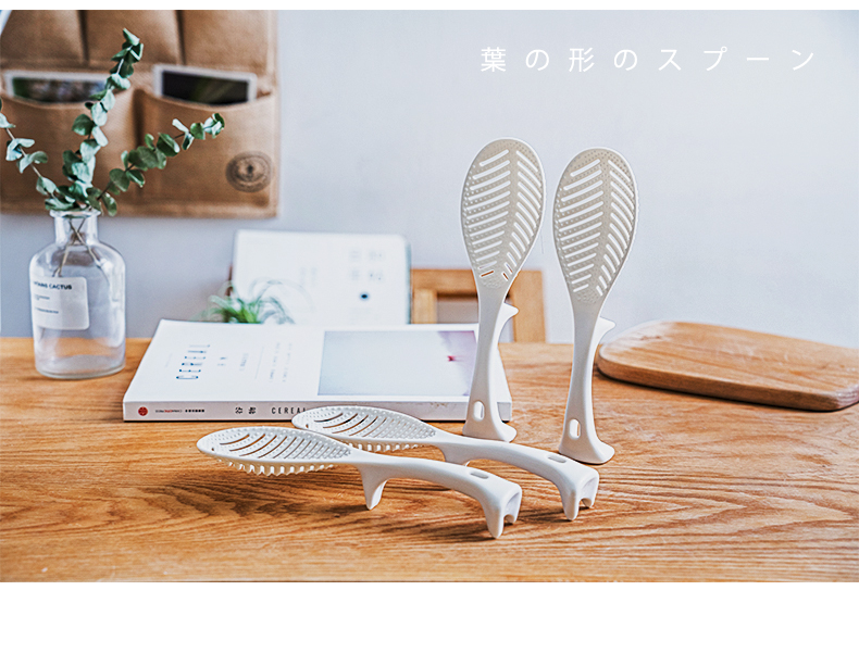 Porcelain soul plastic rice spoon stand of creative household rice bowl spoon, not sticky rice shovels FanPiao electric meal bao in the kitchen
