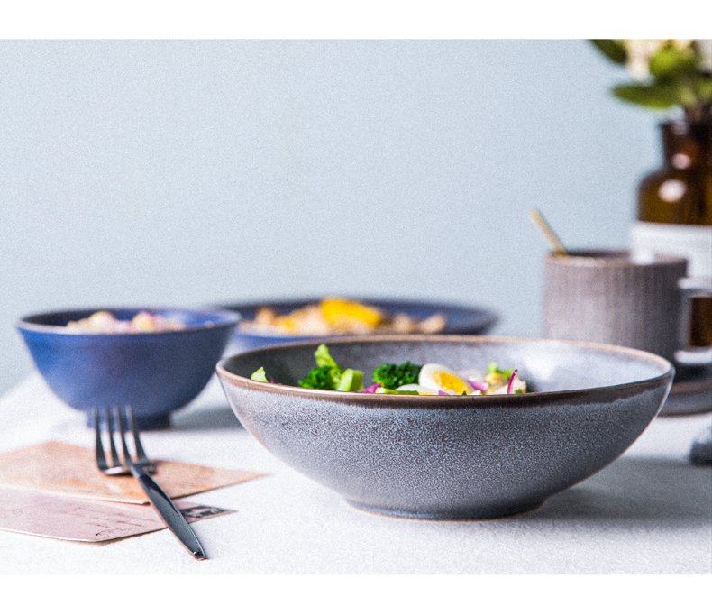 Porcelain soul rainbow such as bowl bowl mercifully a single dormitory eat bowl ceramic bowl bowl of soup bowl li riceses leave home plate