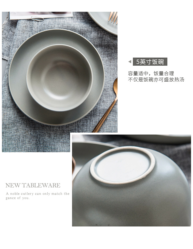 Porcelain soul northern American western food flat large plate of spaghetti shallow dish dumpling soup fruit dishes