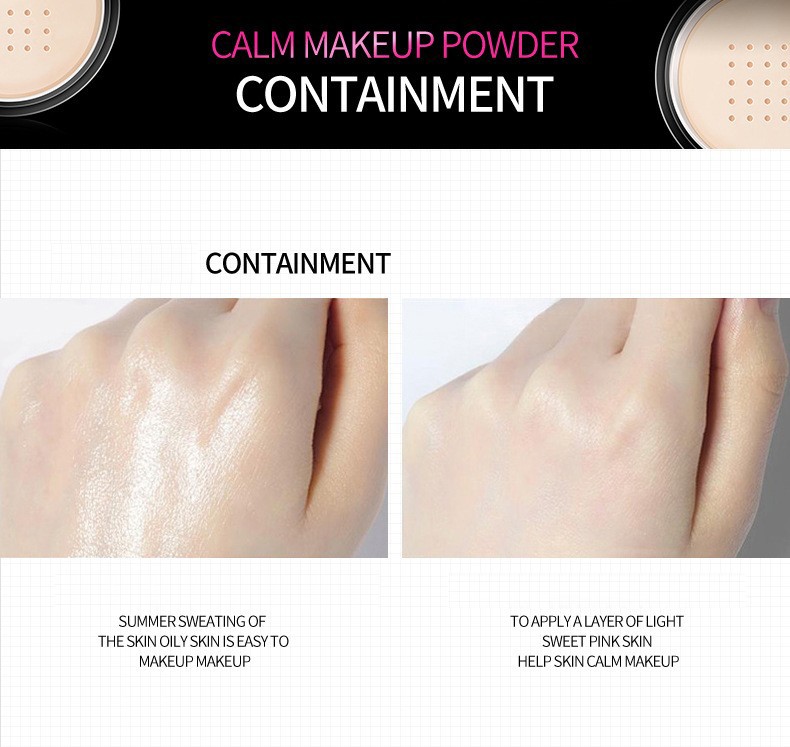 BIOAQUA Matte Loose Thiết lập kiểm soát dầu bột - Quyền lực phấn nền missha