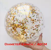 Прозрачные блестки для ногтей, диаметр 37мм, 37см