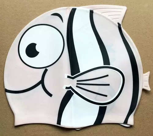 Детская мультяшная плавательная шапочка для мальчиков, водонепроницаемая детская шапочка для плавания, снаряжение, обезьяна