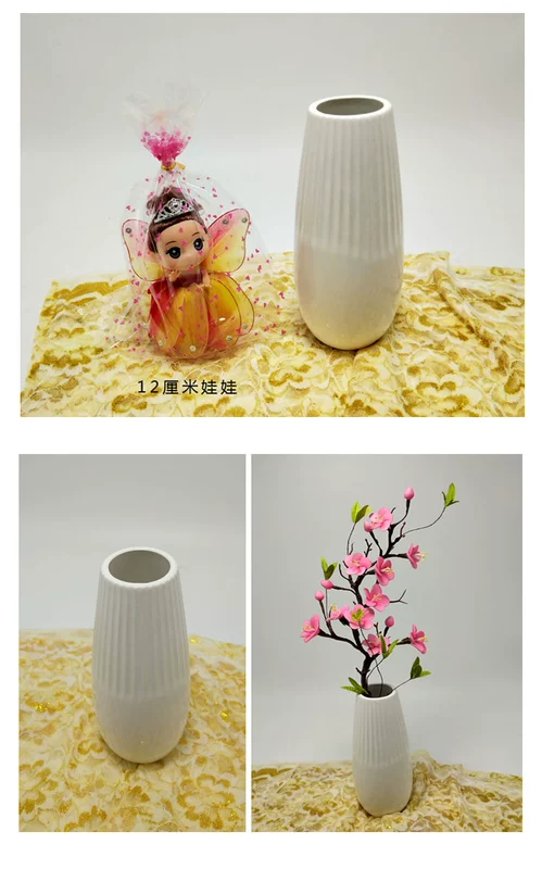 Amoy hoa cạnh Trang trí đơn giản và tươi Trang trí hoa khô Hoa phong cách Nhật Bản phụ kiện nhà hoa Bình gốm - Vase / Bồn hoa & Kệ chậu chữ nhật trồng cây