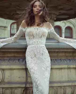 Special offer Retro nude forest lace light wedding dress Bohemian vacation outdoor photo tour travel light veil