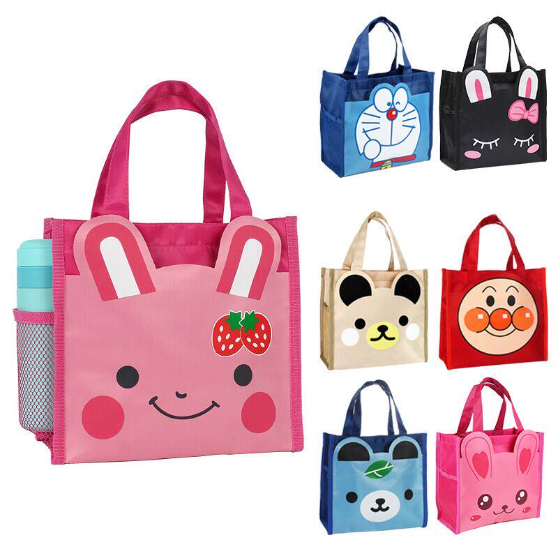 Cute Thickened Waterproof Portable Cartoon Lunch Box Children Handbag Students Lunch Box Lunch Box Square Mommy Bag