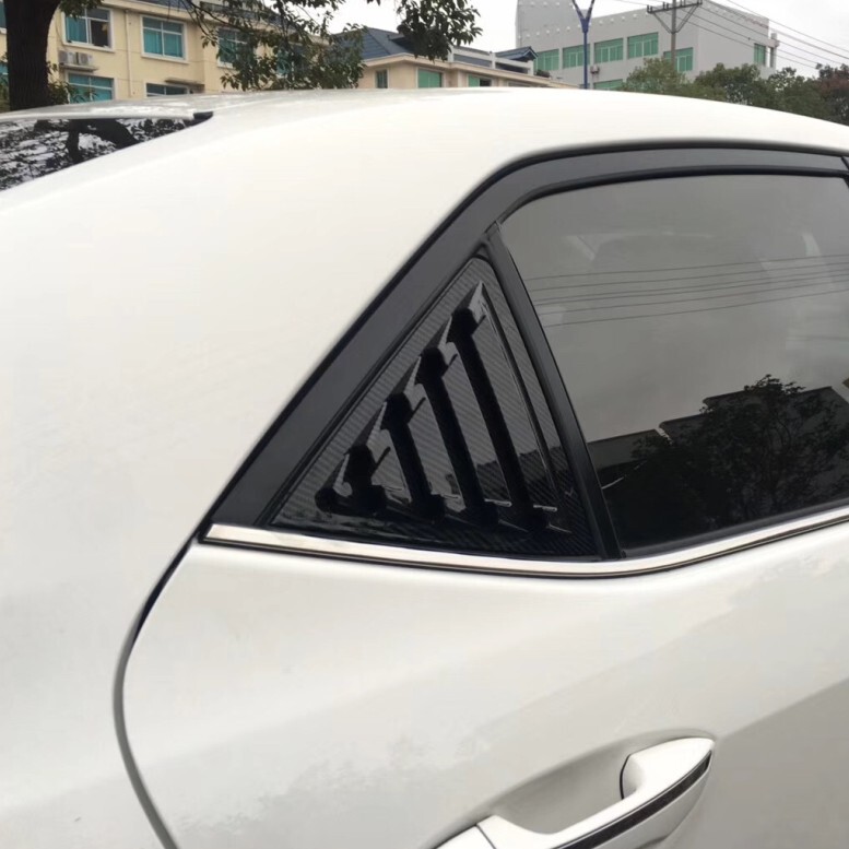14-25 Corolla Levin Rear Side Blinds Rear Window Air Vent Carbon Fiber Patch Corolla Modification