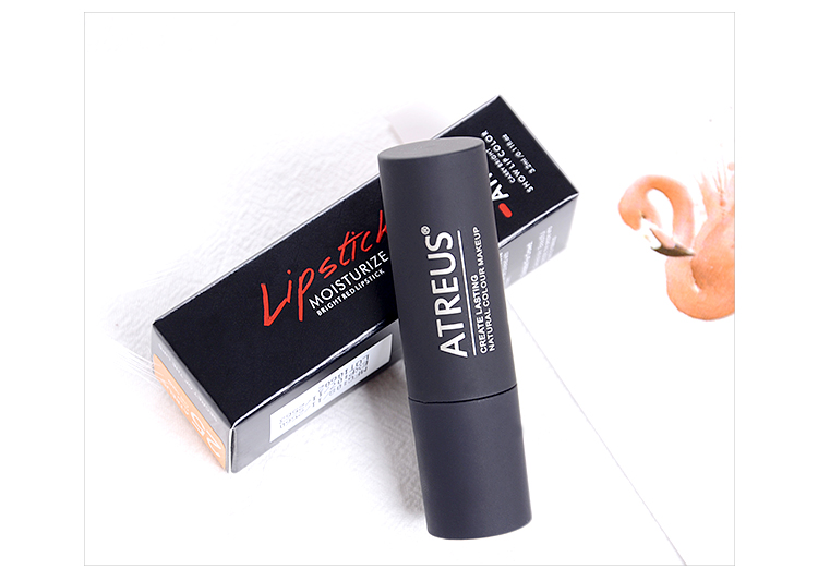 Thái Lan ATREUS 鎏 Màu vàng bí ngô Son môi Son dưỡng ẩm kéo dài Joker Không dễ dàng để cởi bỏ AT Mermaid Ji Pumpkin Color - Son môi merzy dt11
