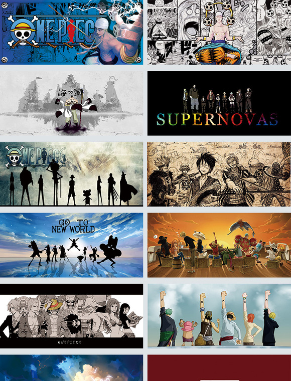 One Piece Anime Large Gaming Mousepad, Desk Mat, (6mm, 900x400mm) Phone Case