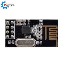 NRF24L01 wireless transceiver module 24L01 upgraded version Black King Kong 2 4GHz for arduino