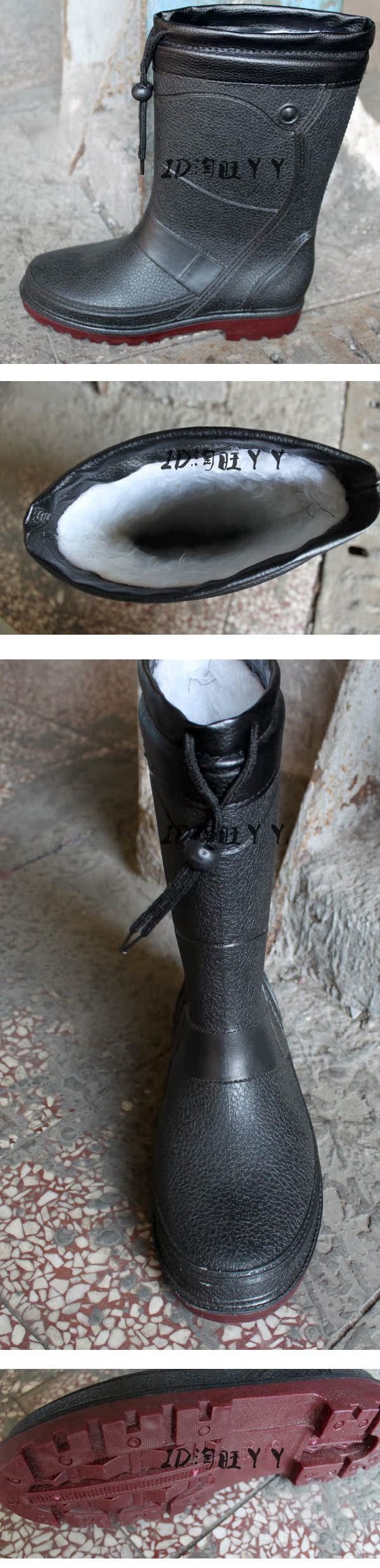 Chaussures - bottes caoutchouc homme QTQT - semelle caoutchouc - Ref 972082 Image 72