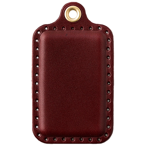 Кожаный чехол для проездного и картхолдер, квадратный защитный чехол ручной работы, воловья кожа