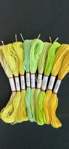 Новая 35-цветовая линия DMC № 1-35 100%египетская хлопчатобумажная стежка