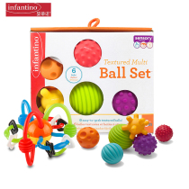 infantino American baby touch touch Manhattan hand ball baby grasping training toy