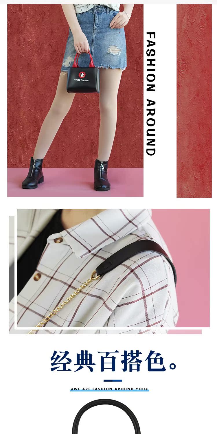 2019 mới dễ thương chuỗi đơn giản thời trang ban đầu cô gái xách tay chéo chéo điện thoại di động gói không dòng gói gói thủy triều - Túi điện thoại cặp đeo chéo nam