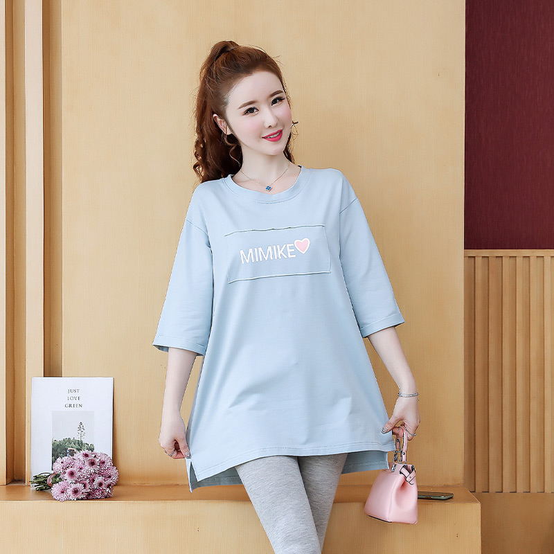 Купить Футболка 2020 лета большой размер женщин свободного кроя ...