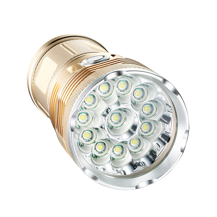 Strong light T6 small steel gun flashlight far from the king outdoor lamp high power 3 to 18 new lights