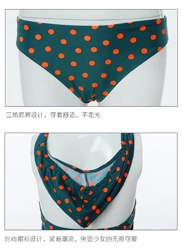 Áo tắm chia đôi nữ hàn quốc bikini ba mảnh ngực nhỏ bằng thép tấm tụ lại với nhau phẳng góc che bụng giảm béo tắm nước nóng áo tắm đẹp 2020