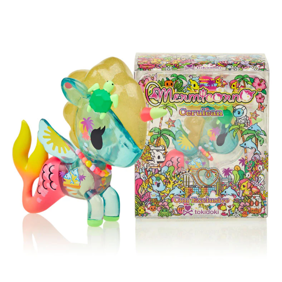 tokidoki淘奇多奇 Unicorn Mermaid 8th Generation American Turtle Study Blind Blind Limited Hand 3 inches