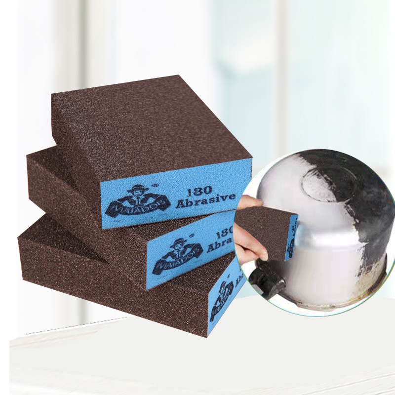 Brush pot artifact upgrade thickened emery sponge to wipe high-density nano magic to wipe rust to remove heavy pollution scouring pad