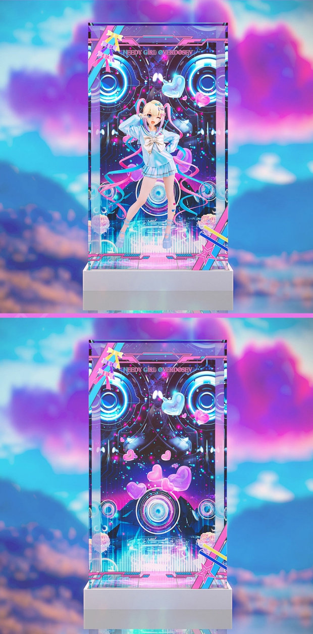 Прочие аниме реквезиты 【猫受屋】aowobox 高透主题展示盒适用于 gscpup 超天酱 手办 现