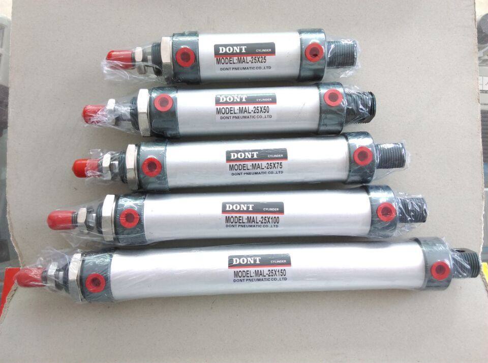 DONT Dongte cylinder aluminum alloy mini cylinder MAL25*25 MAL25*50 MAL25*75 MAL25*100
