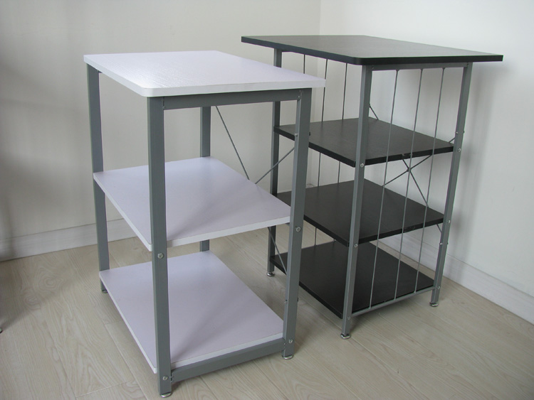 Đơn giản và đơn giản máy in bàn kệ giá uống nước sàn lưu trữ giá tủ đầu giường - Kệ kệ sách treo tường mini
