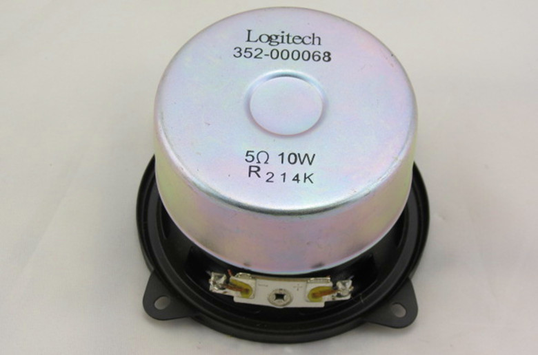 1pcs For LOGITECH 3/" inch 5Ohm 10W Full Range Audio Speaker Stereo Loudspeaker