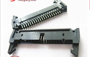 DC2 horn socket 2 54 pitch 10 14 16 20 26 30 34 40 50 core straight angle