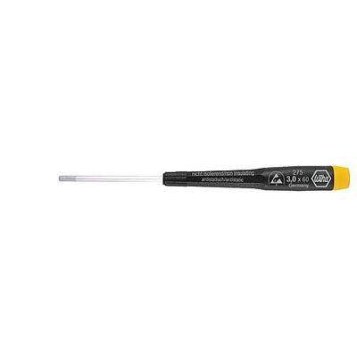 German Wiha Weihan 275 antistatic ESD precise inner hexagonal screw driver 27708 SW 0 9 * 40
