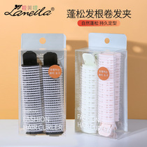 2 pack of natural fluffy hair clips on top of the head air hair bangs clips fixed self-adhesive curling barrel C281