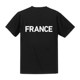 French National Team Uniform Table Tennis Uniform Black T-Shirt Felix Quick-Drying Short-Sleeved, 100% Polyester Fiber