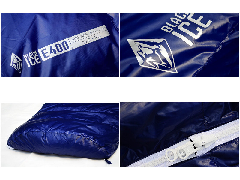 Đá đen E400 E700 E1000 ngỗng trắng siêu nhẹ xuống 700 Bành phong bì xuống túi ngủ duvet có thể được ghép - Túi ngủ túi ngủ đông